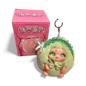 Green and Pink Dohrn Elf Party Plush Toy